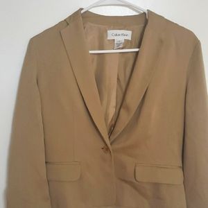 Calvin klein satin blazer